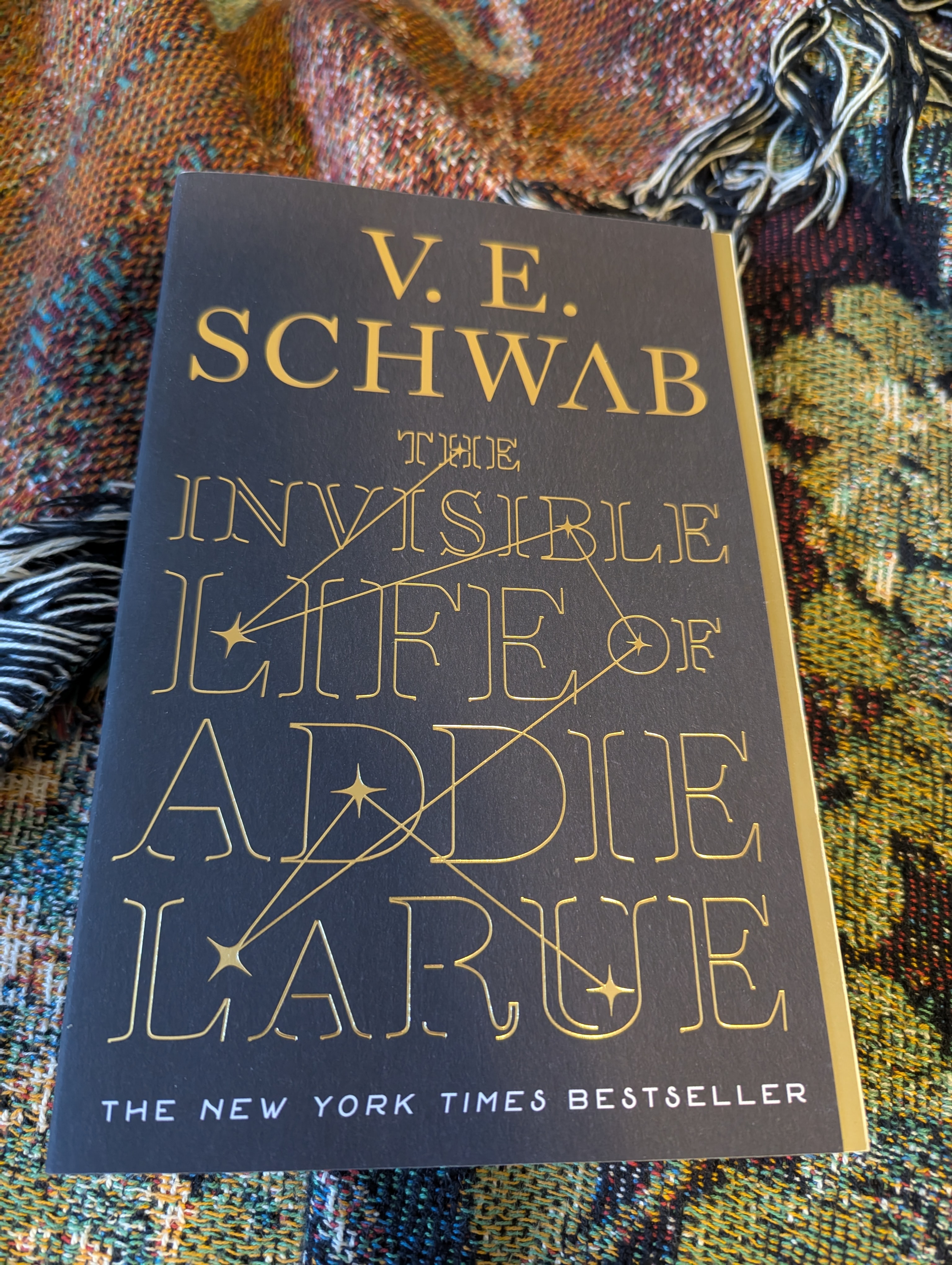 Image is of the cover of The Invisible Life of Addie Larue